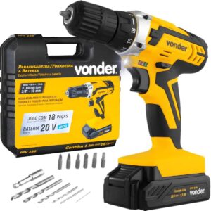 Parafusadeira/Furadeira Vonder A Bateria, 20 V
