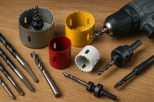 como escolher brocas e serras copo para cada material