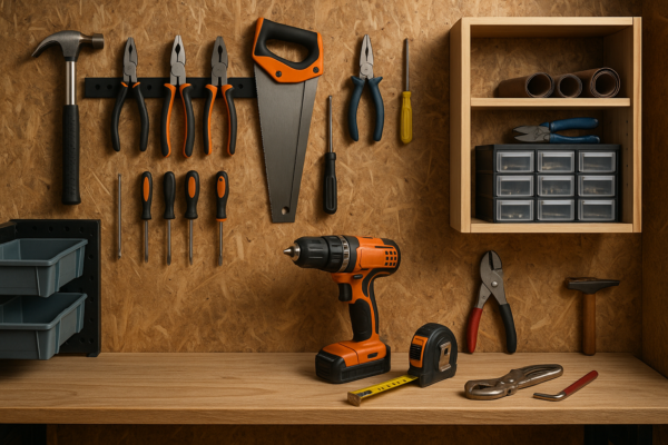 organização para oficinas pequenas