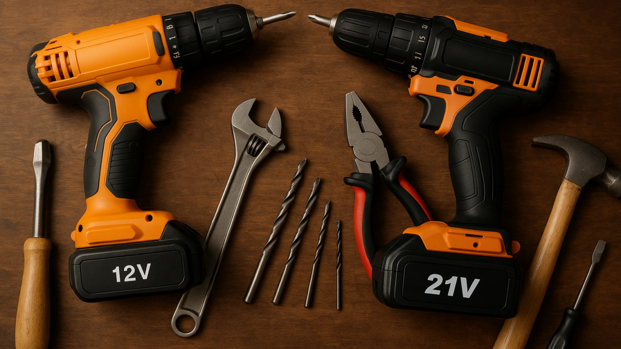 parafusadeira 12v ou 21v qual escolher