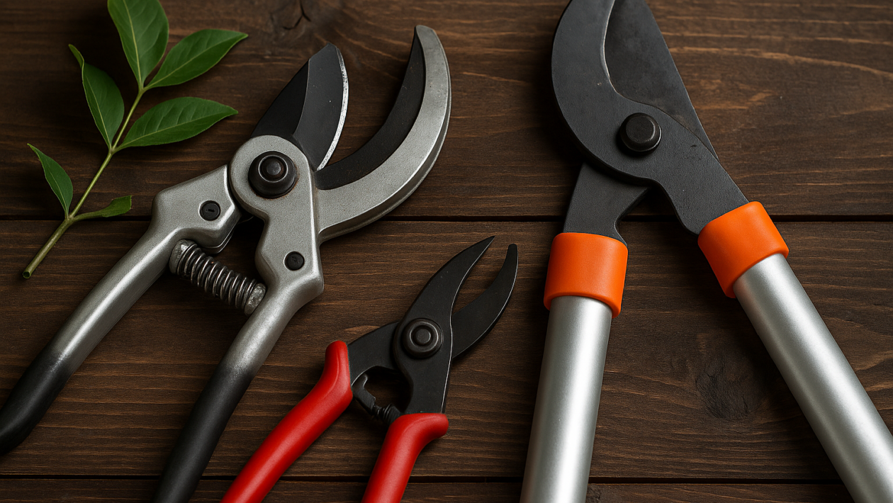 diferença entre tesoura de poda e cortador de galho