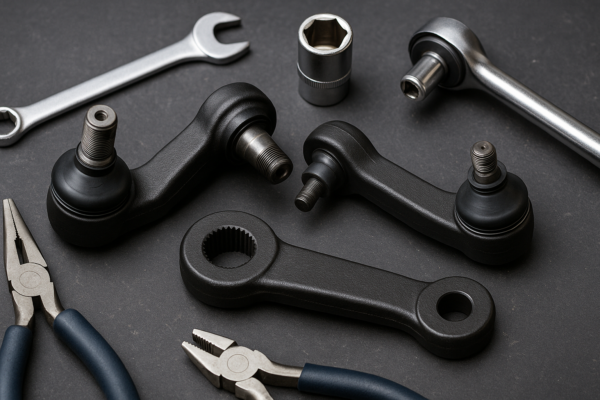 braço pitman e auxiliar o que é