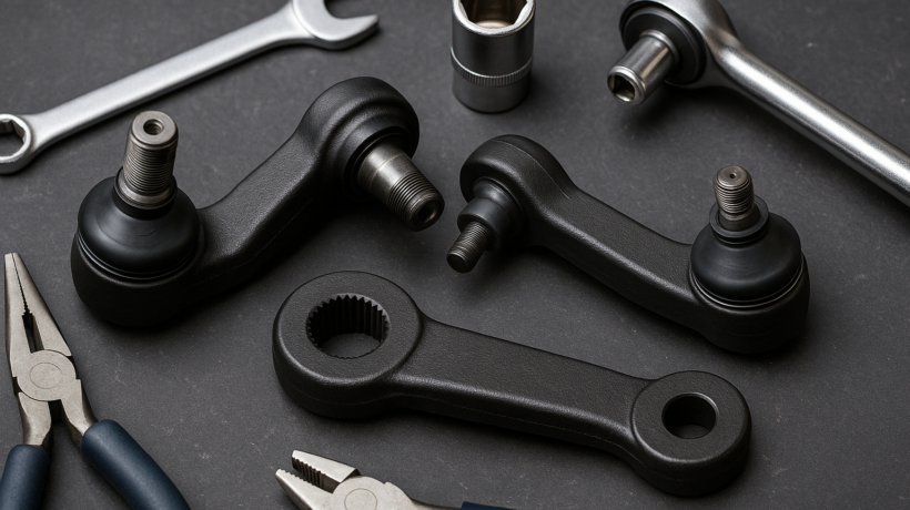 braço pitman e auxiliar o que é