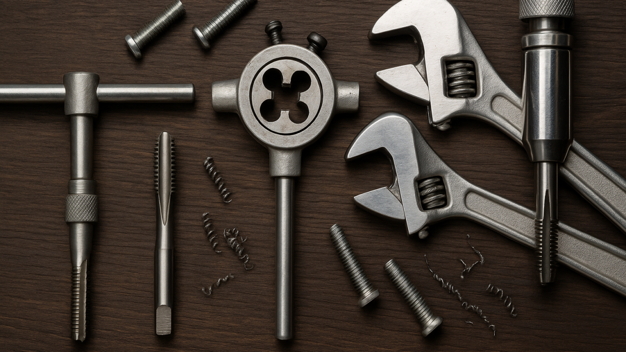 ferramentas para fazer rosca