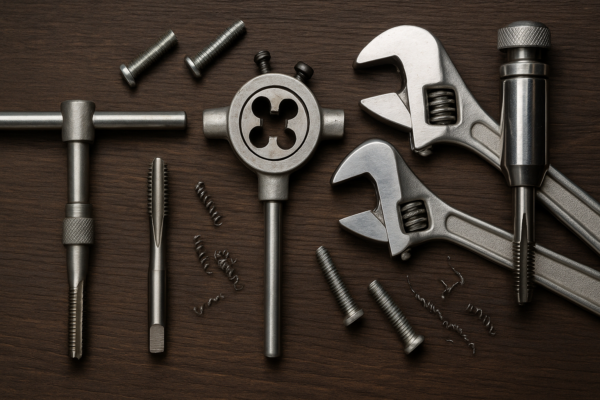 ferramentas para fazer rosca